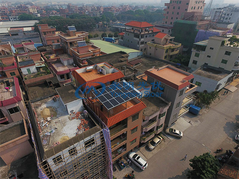 東莞萬江區黃先生5KW家庭光伏發電項目