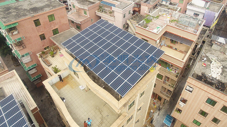 東莞市厚街鎮溪頭村16.8KW家庭光伏發電項目