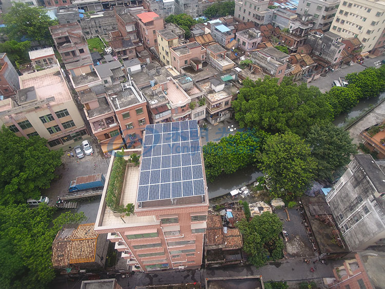 東莞市萬江區蜆涌10.08KW家庭光伏發電項目