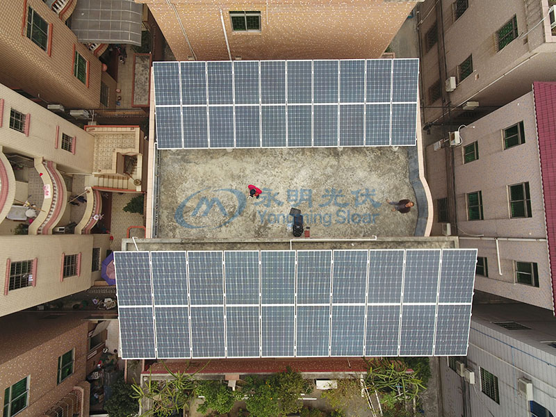 東莞市東城區11.2KW的家庭光伏發電項目