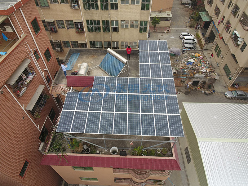 東莞市虎門鎮9.52KW的家庭光伏發電項目