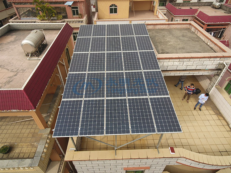東莞市虎門鎮7KW的家庭光伏發電項目