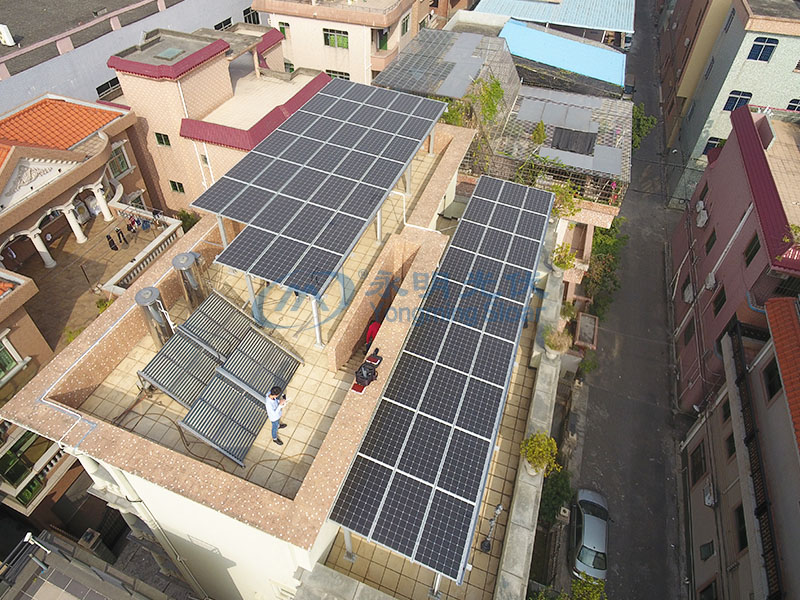 東莞市石碣鎮17.1KW家庭光伏發電項目