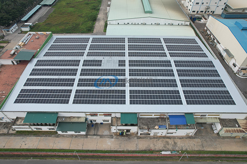 胡連電子(越南)責任有限公司675.99KW光伏發電站