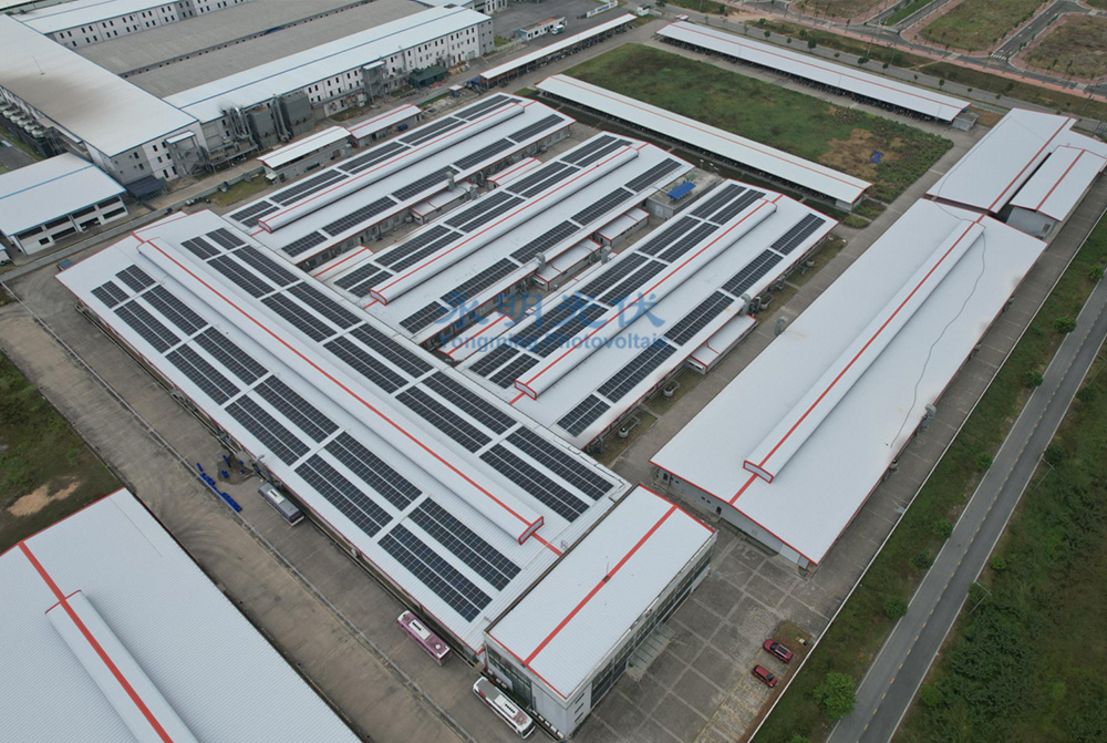 越南Poyun電子公司1.3MW光伏發電站